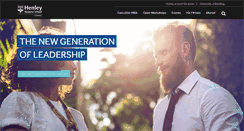 Desktop Screenshot of henleybusinessschool.de