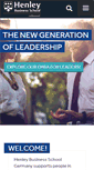 Mobile Screenshot of henleybusinessschool.de