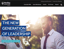 Tablet Screenshot of henleybusinessschool.de